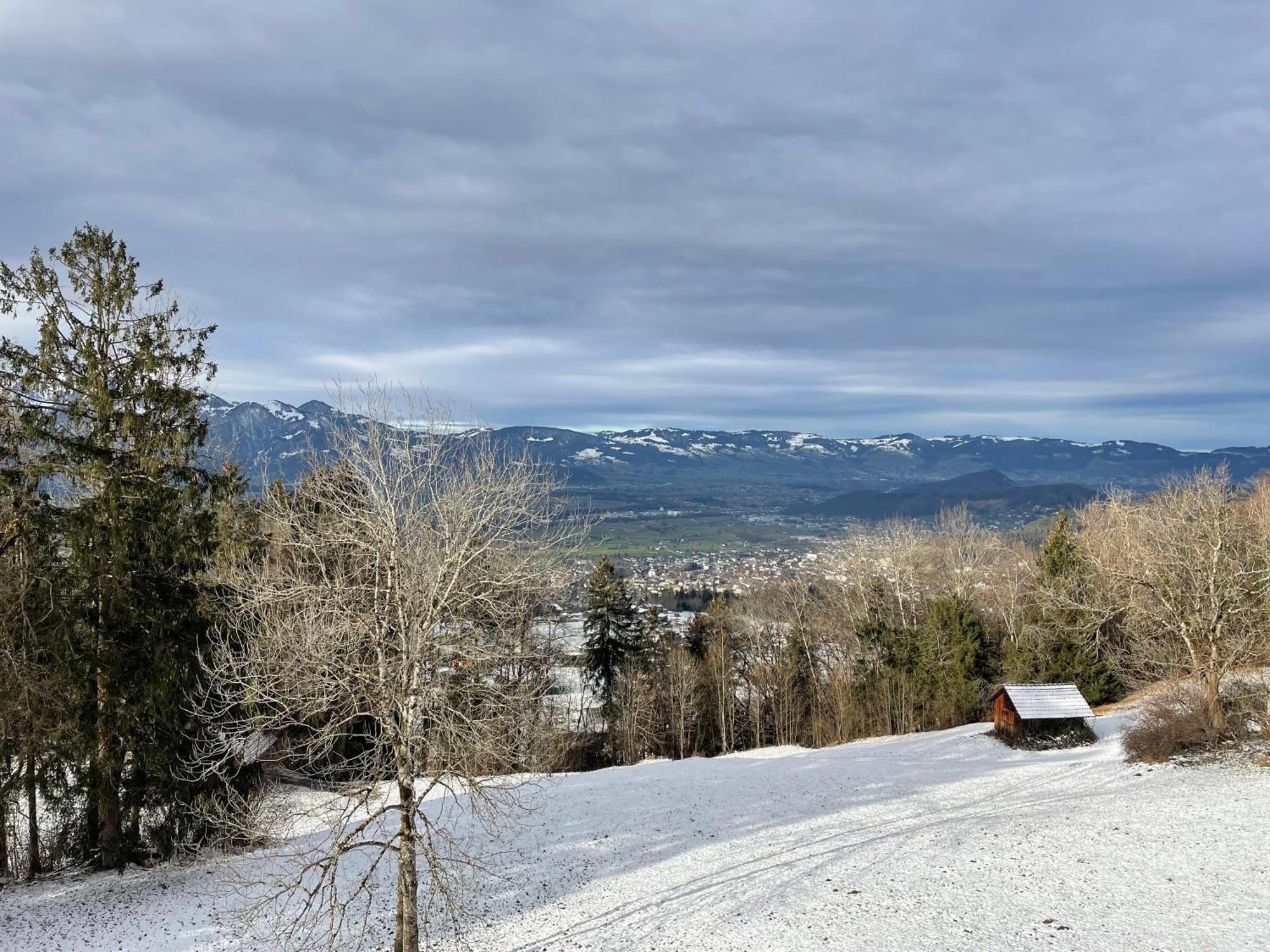 Gemuetliche Wohnung Mit Talblick Batschuns Eksteriør bilde